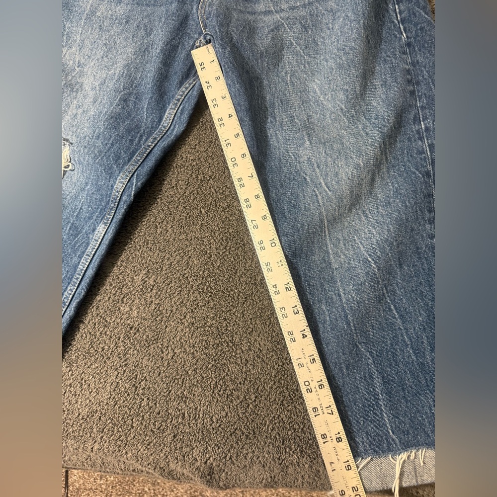 Zara Baggy High Waisted Blue Jeans - Picture 4 of 4